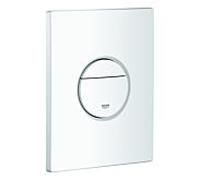 Grohe Grohe Plaque de recouvrement 42375 avec bouton-poussoir blanc alpin Quantité:1