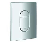 Grohe Grohe Plaque de recouvrement 42378 avec bouton-poussoir chrome mat Quantité:1