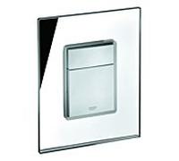 Grohe Grohe Plaque de recouvrement 42369 avec bouton-poussoir en verre miroir Quantité:1