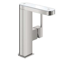 Grohe Plus - Mélangeur lavabo digital M, avec bec Push-Open, supersteel 23958DC3