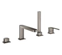 Grohe Plus - Mitigeur au bord de baignoire 4 trous, Hard Graphite brossé 29307AL3