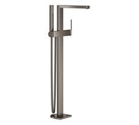 Grohe Plus - Mitigeur de baignoire à monter au sol, Hard Graphite brossé 23846AL3