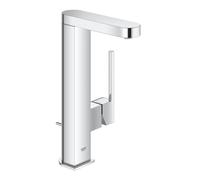 GROHE Plus Mitigeur monocommandé pour lavabo, L-Size, saillie 119mm, bec extractible, vidage à tirette, 23843003, Couleur: chrome