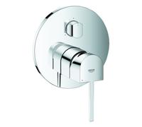 GROHE Plus Mitigeur monocommandé, avec inverseur 3 voies, montage encastré, 24093003, Couleur: chrome