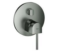 GROHE Plus Mitigeur monocommandé, avec inverseur 3 voies, montage encastré, 24093AL3, Couleur: graphite dur brossé
