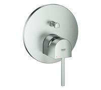 GROHE Plus Mitigeur monocommandé pour bain, montage encastré, 24060DC3, Couleur: acier super