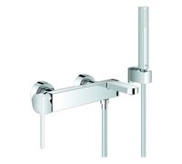 GROHE Plus Mitigeur monocommandé pour bain, saillie 189mm, montage apparent, avec ensemble de douche, 33547003