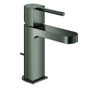 GROHE Plus Mitigeur monocommandé pour lavabo, S-Size, saillie 111mm, vidage à tirette, 32612AL3, Couleur: graphite dur brossé