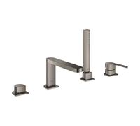 GROHE Combiné baignoire Plus 4 trous 29307AL3-inverseur, douchette & flexible 200cm, graphite brossé