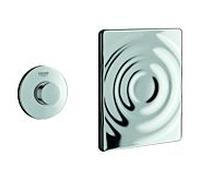 Grohe pneumatique télécommande à la main 37059000 opération bouton-poussoir, chromé
