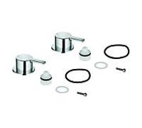 Grohe poignées Lineare 48357 48357000 marquage bleu / rouge chrome