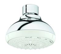 GROHE Douche de tête Tempesta 100 27606001 – Effet pluie 10×10 cm StarLight Chrome 9,5 l/min