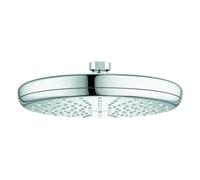 Grohe Tête de douche Tempesta 210 21x21 cm ronde effet pluie Chrome StarLight 1 jet 9,5 l/min