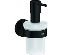 GROHE Porte-savon Essentials avec support Matériau verre/métal mat black