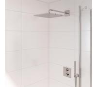 Grohe Precision - Set de douche avec thermostat encastré, 31x31 cm, chrome 34881000