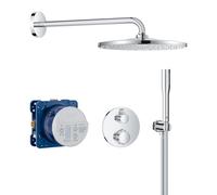 GROHE Ensemble de douche encastré Precision Thermostatique – 2 sorties, Vitalio Rain Mono 310, chromé