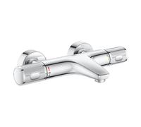 Grohe Precision Feel Mitigeur thermostatique de bain avec raccords en S, 34788000, Couleur: chrome