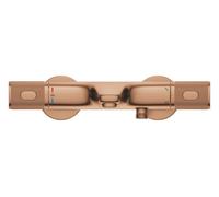 Grohe Precision Feel Mitigeur thermostatique de bain avec raccords en S, 34788DL0, Couleur: coucher de soleil chaud brossé