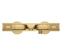 Grohe Precision Feel Mitigeur thermostatique de bain avec raccords en S, 34788GN0, Couleur: lever de soleil frais brossé