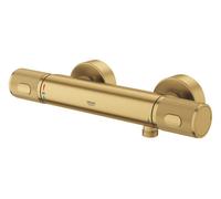 GROHE Precision Feel Mitigeur thermostatique pour douche, portée 313mm, 34790GN0, Couleur: lever de soleil frais brossé