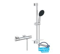 Grohe Precision Feel - Set de douche avec thermostat, 3 jets, chrome 34791001