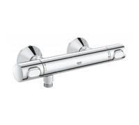 GROHE Mitigeur douche thermostatique Quickfix Precision Flow – Mural chromé