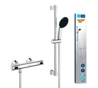 GROHE Precision Flow Mitigeur Thermostatique ensemble de douche avec barre 60cm 34800001