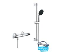 Grohe Precision Flow - Set de douche avec mitigeur thermostatique, chrome 34800001