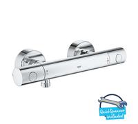 GROHE Mitigeur thermostatique de douche Precision Get 34773000 mural 1/2" chrome EcoJoy