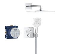 GROHE Système de douche SmartControl 34876000 à encastrer Vitalio Rain Mono 310 Cube chromé