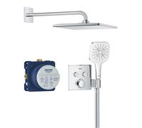 GROHE Système de douche SmartControl 34876000 à encastrer Vitalio Rain Mono 310 Cube chromé