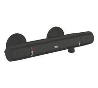 GROHE Mitigeur thermostatique mural pour douche Precision Trend 1022172432 noir mat