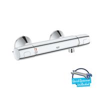GROHE Mitigeur thermostatique de douche mural Precision Trend 34229002, chromé, anti-brûlure