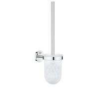 Grohe QuickFix Start Cosmopolitan - Brosse de toilette avec support mural, verre/chrome 41169000