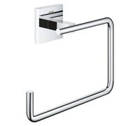GROHE QuickFix - Start Cube - Anneau porte-serviette - Finition Chromée 40975000 (à visser ou à coller)