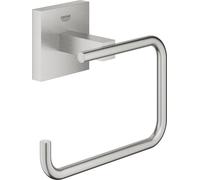 GROHE QuickFix - Start Cube - Dérouleur de papier mural - Finition Supersteel 40978DC0 (à visser ou à coller)