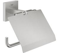 GROHE QuickFix - Start Cube - Dérouleur de papier mural - Finition Supersteel 41102DC0 (à visser ou à coller)