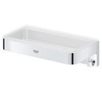 GROHE QuickFix - Start Cube - Panier de douche - Finition Chromée 41107000 (à visser ou à coller)