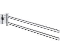 Grohe QuickFix Start Cube - Porte-serviettes double, longueur 44 cm, chrome 40976000