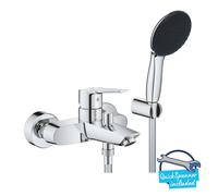 GROHE Mitigeur de baignoire QuickFix Start 25283002 – Monocommande, douchette 1 jet, chromé