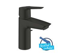 Grohe QuickFix Start - Mitigeur de lavabo avec bonde, démarrage à froid, noir mat 311372432