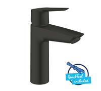 Grohe QuickFix Start - Mitigeur de lavabo avec bonde Push-Open, noir mat 242042432