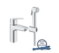 Grohe QuickFix Start - Mitigeur de lavabo avec douchette de bidet, chrome 23123003