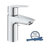 Grohe QuickFix Start - Mitigeur de lavabo avec vidage, démarrage à froid, chrome 31137002