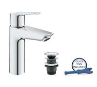 Grohe QuickFix Start - Mitigeur de lavabo avec vidage Push-Open, démarrage à froid, chrome 23746002