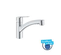 Grohe QuickFix Start - Mitigeur d'évier avec douchette extractible, chrome 1012400000