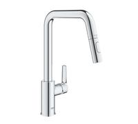 Grohe QuickFix Start - Mitigeur d'évier avec douchette extractible, chrome 30631000
