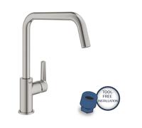 Grohe QuickFix Start - Mitigeur d'évier, supersteel 30470DC0
