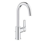 GROHE QUICKFIX Start Mitigeur monocommande lavabo de salle de bains, Mitigeur monocommand avec tirette de vidage, mousseur économique d'eau, installation rapide, chromé, 24203002 (Import Allemagne)