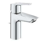 GROHE QUICKFIX Start Robinet de salle de bains lavabo, mousseur économie d'eau, avec tirette de vidage, bonde incluse, installation et nettoyage facile, taille S, chromé, 24209002 (Import Allemagne)